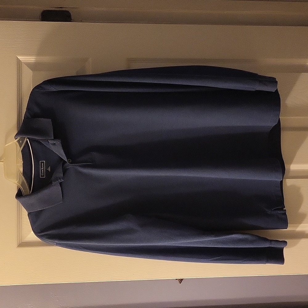 Club Room Men's Long Sleeve Polo Shirt, size Large, only worn 3 times!